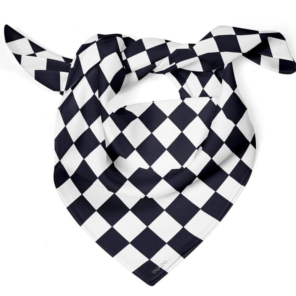 Vintage 80's SKA Bandana Checkered Black & White